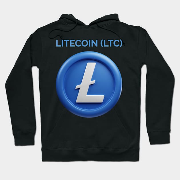 LITECOIN (LTC) cryptocurrency Hoodie by YousifAzeez